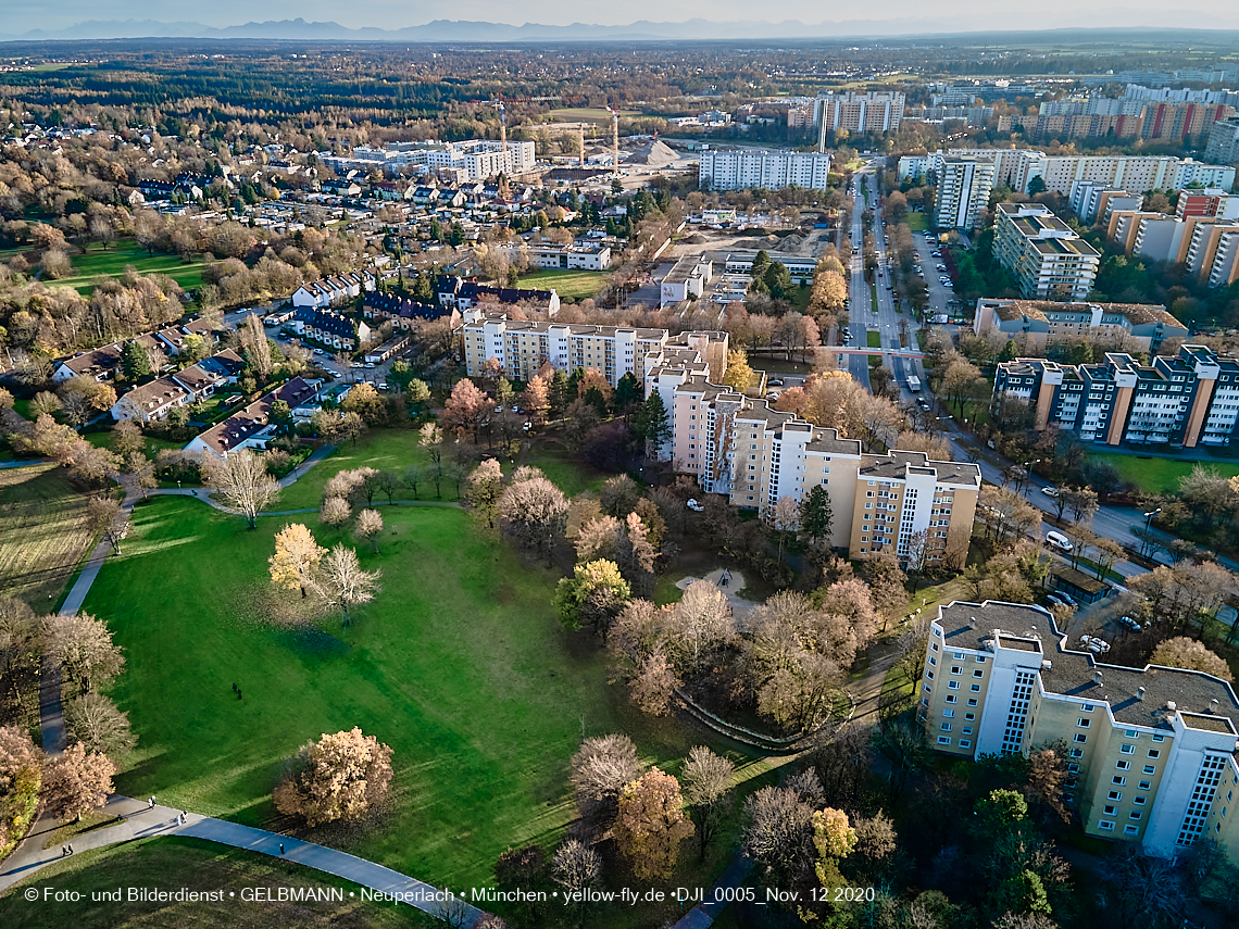 12.11./09.11.2020 - Marx-Zentrum und Umgebung am Karl-Marx-Ring in Neuperlach